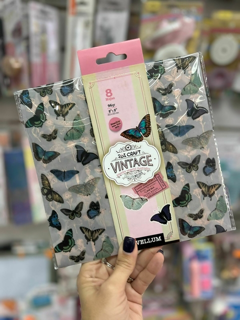 PAPEL VELLUM VINTAGE IBICRAFT