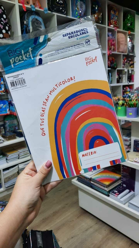 SEPARADOR NRO.3 ARCOIRIS