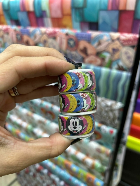 CINTA WHASY DISNEY 100 STICKERS REDONDOS