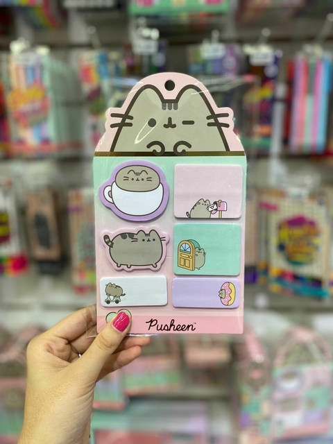 NOTAS ADHESIVAS MOOVING SET PUSHEEN GATITO