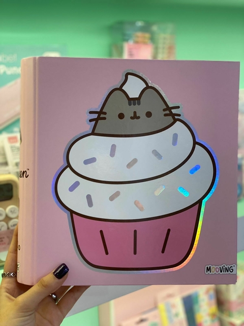 CARPETA 3 ANILLOS REDONDOS 40 MM MOOVING CARTONÈ PUSHEEN GATITO