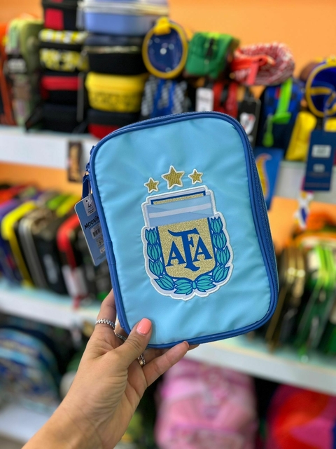 CARTUCHERA ARGENTINA CAMPEONES DEL MUNDO