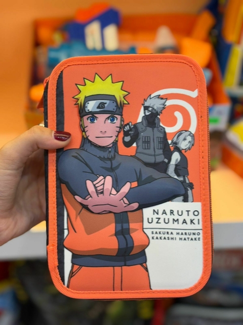 CARTUCHERA NARUTO 2 PISOS MOOVING