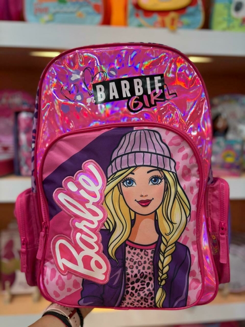 MOCHILA WABRO 17" BARBIE ANIMAL PRINT - comprar online