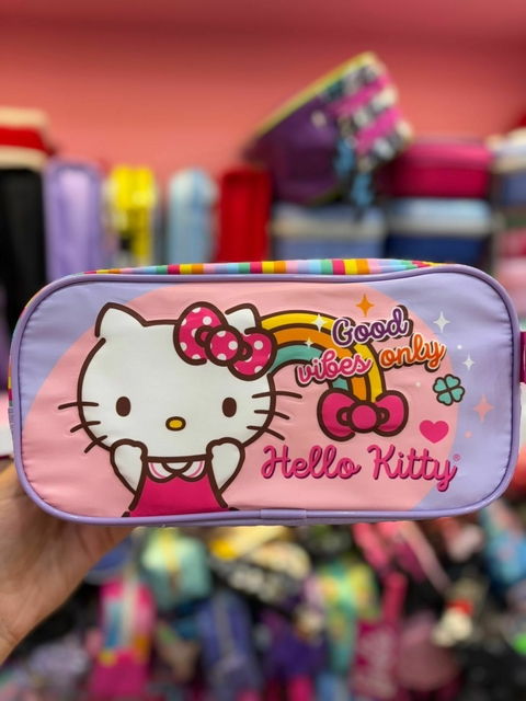 CARTUCHERA 2 CIERRES HELLO KITTY - comprar online
