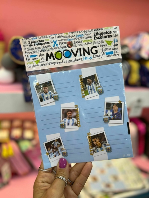 ETIQUETA ESCOLAR MOOVING AFA SELECCION - comprar online