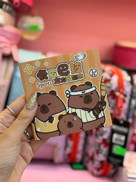 BLOCK DE STICKERS CAPYBARA - comprar online