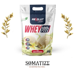 Whey 100% pure 900g - Gourmet - Absolut Nutrition (Refil)