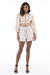 Blusa Cecília Listrado Areia - comprar online