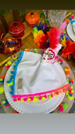 Jogo Americano Bolinhas Carnaval - Table&Co
