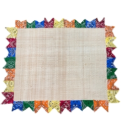 Jogo Americano Palha com Bandanas