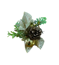 Porta Guardanapo dourado (Pinha + Bola)