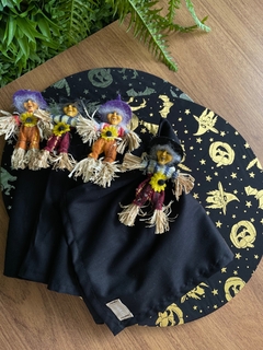 Kit Helloween Tule dourada e Prateada