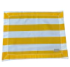 Jogo Americano listrado Amarelo/Branco
