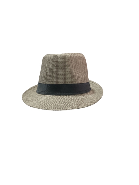 Chapéu Fedora palha sintética