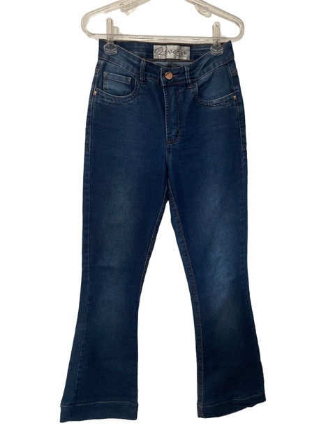 calça flare Reverso