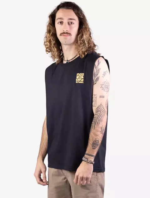 Musculosa Althon Company Ethnic Wave Classic Tank BLK - comprar online