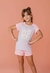 pijama t-shirt rosa - comprar online