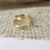 Imagem do Aliança Heloise, reta chanfrada 3mm - ouro 18k
