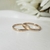Aliança Anabeth, abaulada 2 mm - ouro rosé 18k - comprar online