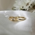 Aliança Olivia, quinada 3mm - ouro 18k - comprar online