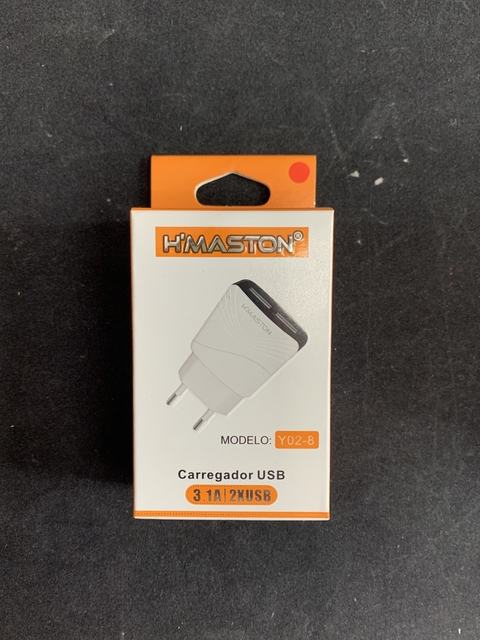 Carregador Rápido Duas Entradas USB 3.1A - H'maston Y02-8