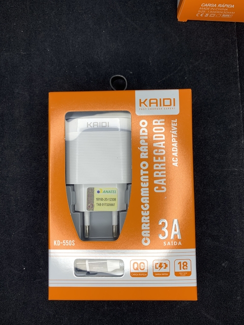 Carregador Turbo Micro-V8 - Kaidi KD-111s / KD-550S