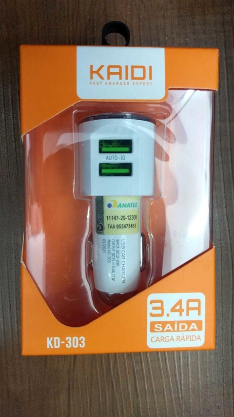 Fonte Veicular Sem Cabo - Kaidi KD-303