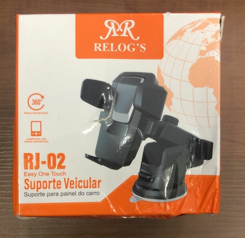 RJ-02 - Suporte Veicular para Painel ou Vidro Relog`s