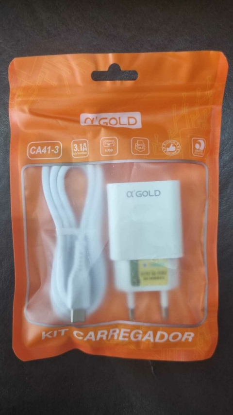 Carregador Completo Type-c OL'GOLD CA01-7 / CA41-3 / LE-521-4 / CA38-3 / CA19-3