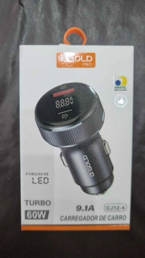 Fonte de Carro Turbo 60W Ol'GOLD CJ12-4 / CJ13-4