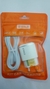 Carregador 3.1A 2usb Com Cabo V8 AGOLD CA01-5