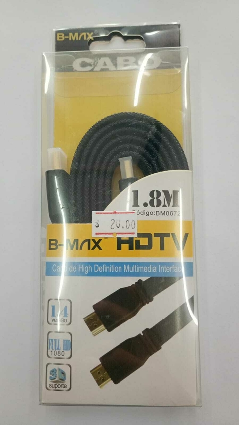 Cabo HDMI 1.8 Metros 4K Ultra HD 1080p 3D B-Max