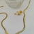 Brinco Bolinha Grande Craquelado Glitter banhado a ouro 18k na internet