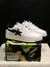 Bape SK8 Sta AF1 All White Black Jound - loja online