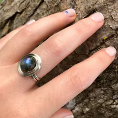 Anillo de alpaca regulable