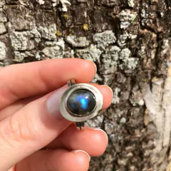 Anillo de alpaca regulable