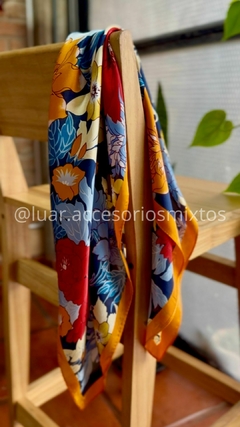 1- PROMO DÍA DEL AMIGO Pañuelos "Roma" 70x70 - LUAR ACCESORIOS MIXTOS