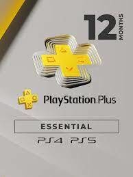 PS PLUS 12 MESES ESSENTIAL FORMATO CUENTA
