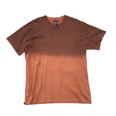 Camiseta tie marrom "Harley Davidson"