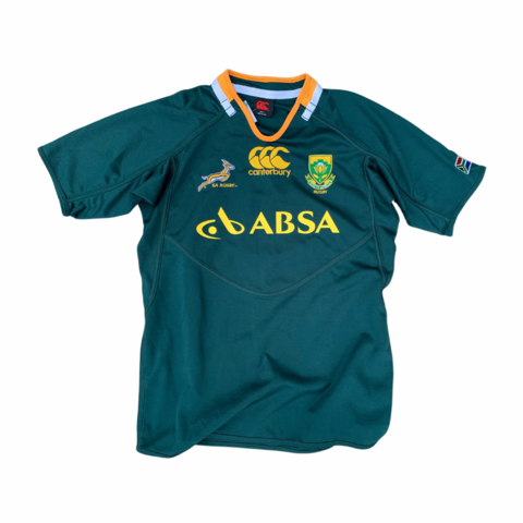 Camiseta verde sport "Rugby África do Sul" (Importada)