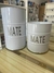 Set completo blanco Termo-Latas-Mate acero - Tecno Online & Mate Shop 