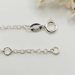 Pulseira Infantil Abelha 14cm Prata 925 - comprar online