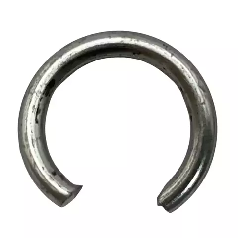 Grampo tipo C metálico para concertina, usado para fixação e montagem