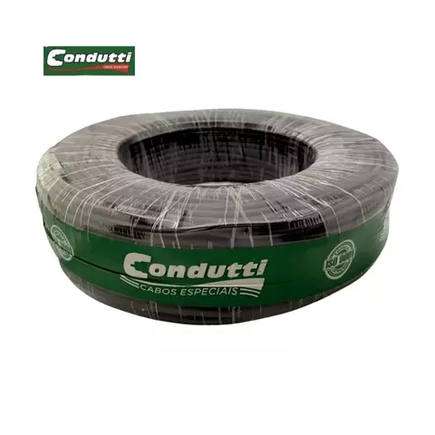 cabo preto para CFTV Multicameras Condutti com 100 metros