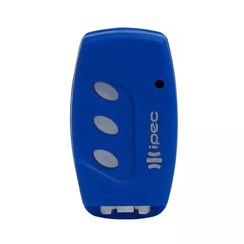 Controle remoto azul para portão Ipec Tx Deco com 3 botões