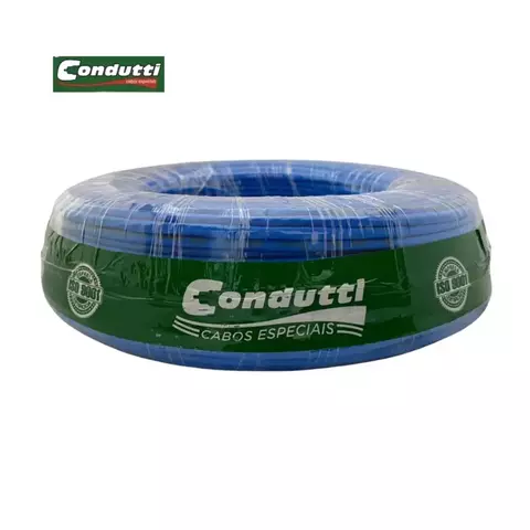 Cabo para CFTV Condutti multicâmeras azul 4 pares 100 metros