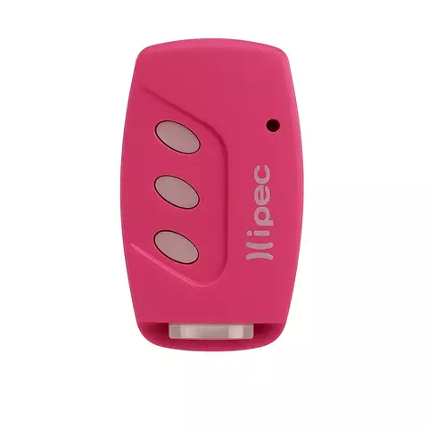 Controle remoto de portão Ipec Tx Deco rosa com 3 botões