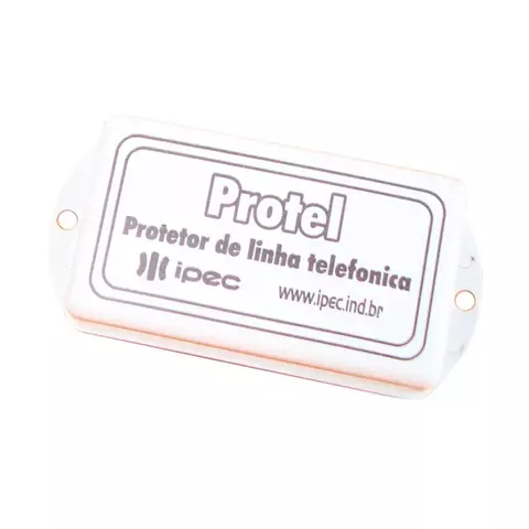 Protetor de linha telefônica Protel da Ipec para proteção contra surtos elétricos