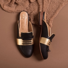 Mules Ganesha Black - Romina Granata Shoes